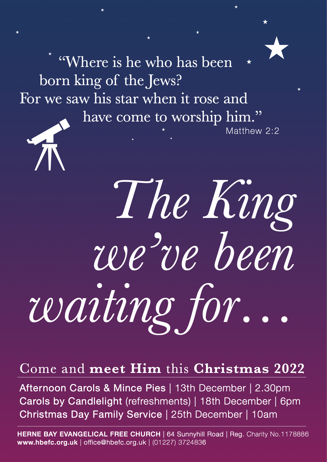 HBEFC Christmas2022 Poster