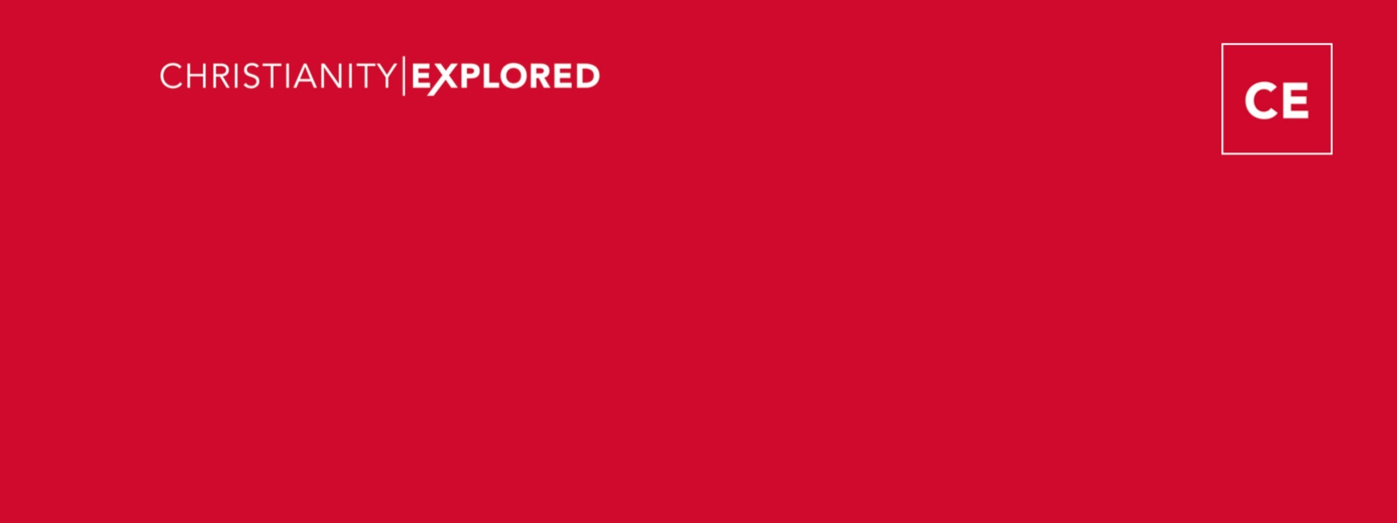  Christianity Explored*Discussion Course - Starting Thurs 15th Jan*More info